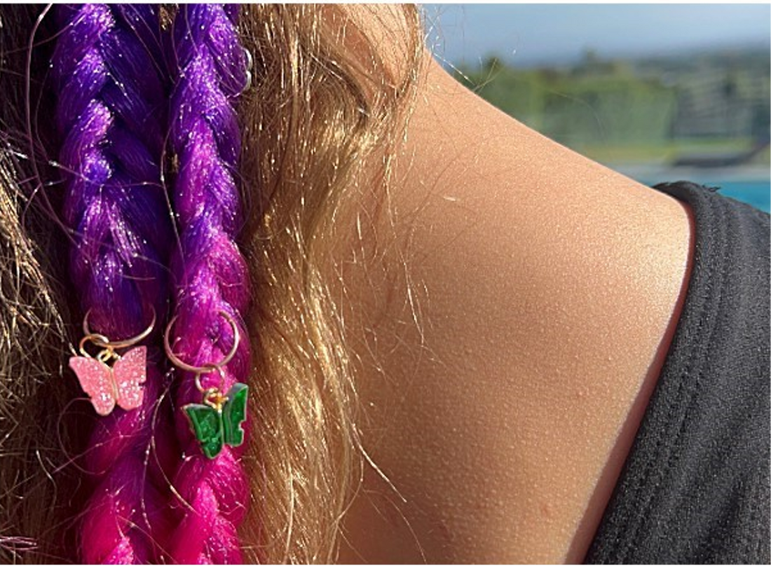 Create a Statement Look Hairstyle with Hair Braid Jewellery Charms!