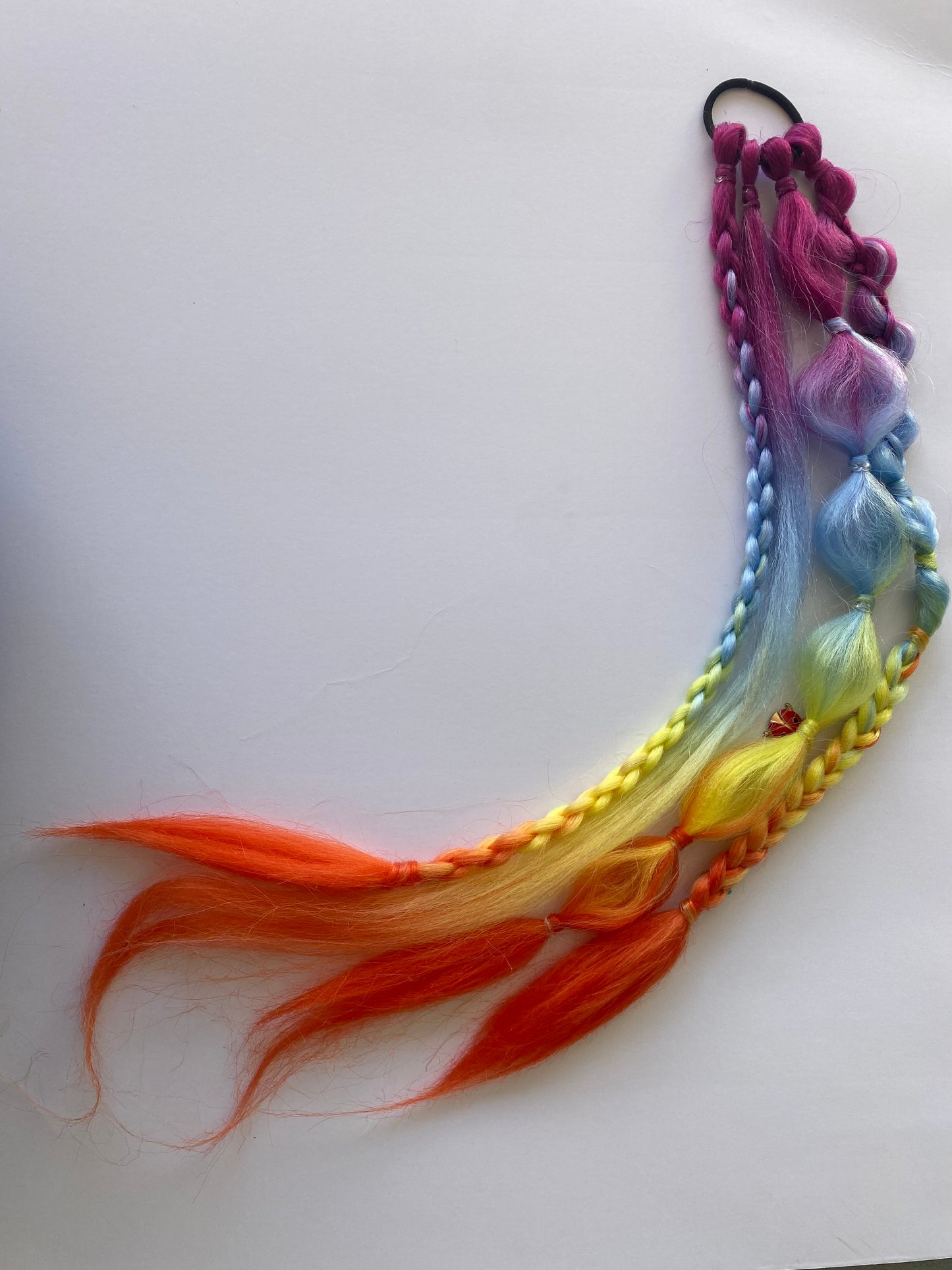 Zivana Pre-made Space bun Pigtail Bubble Braids