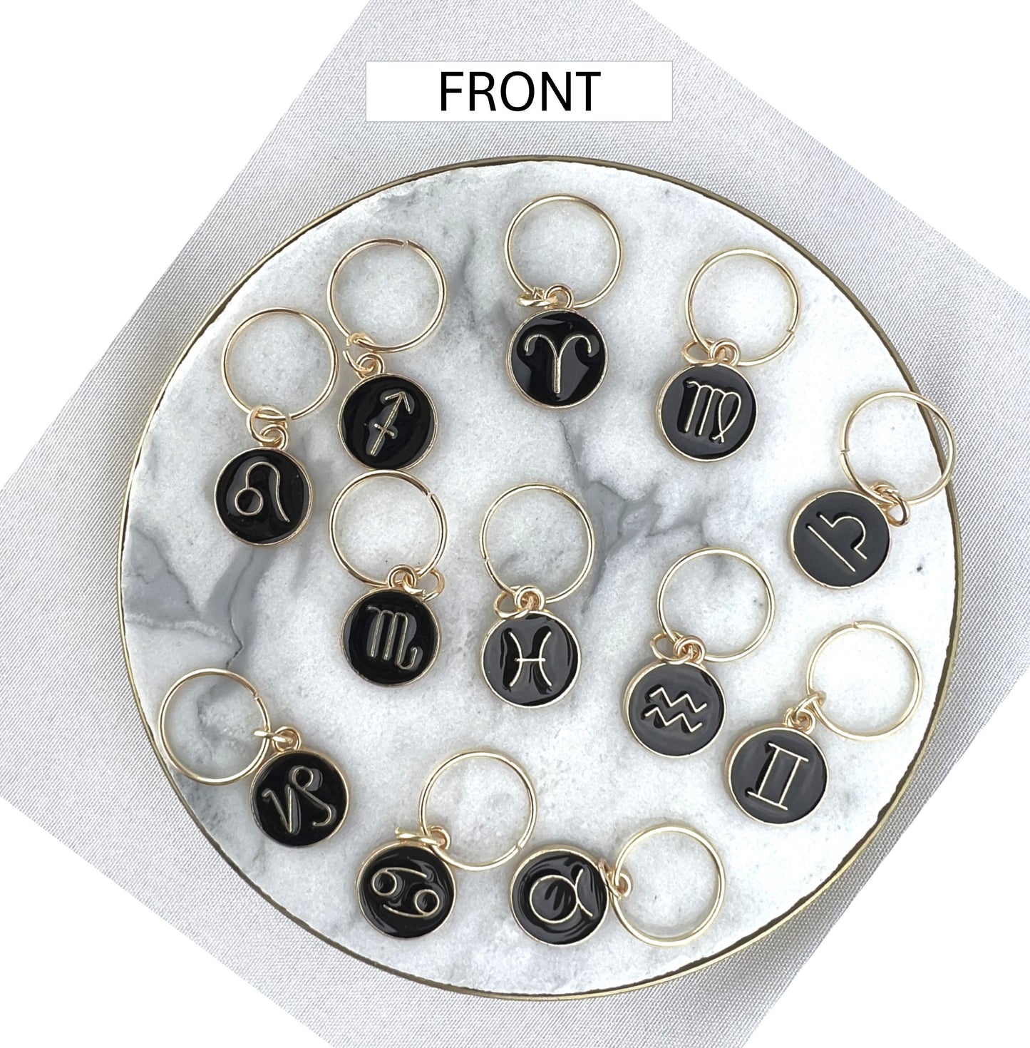Starsign Hair Braid Jewellery Charm