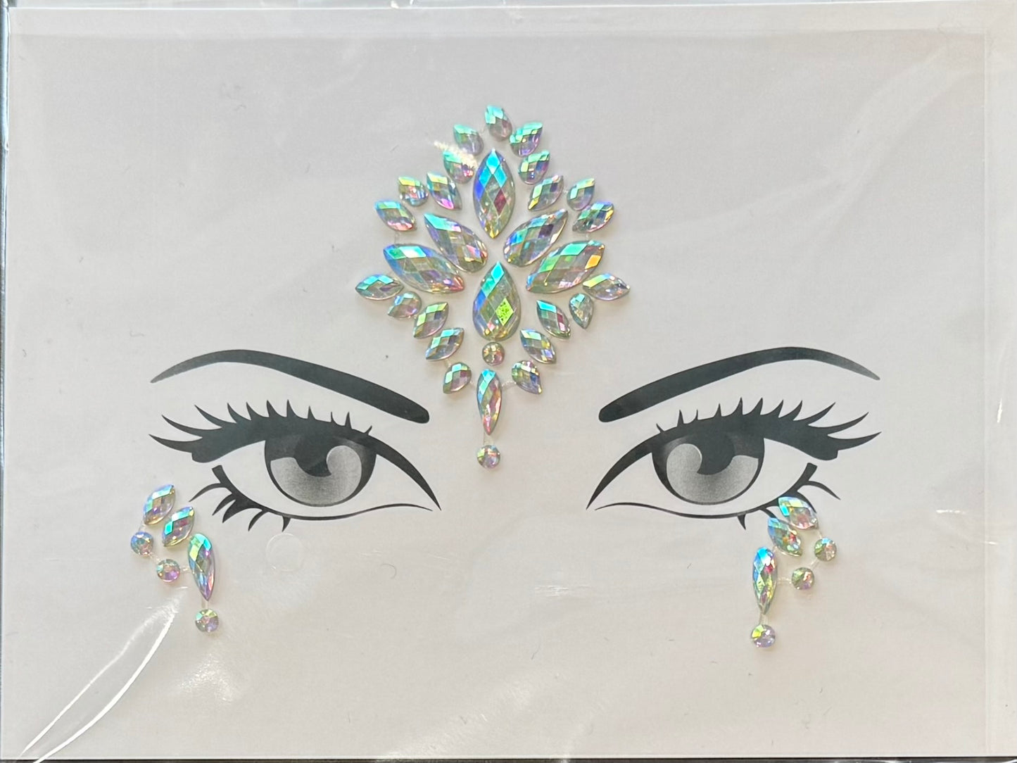 BP: FJ: $9 Face Rhinestone Jewels Sticker Assorted 2