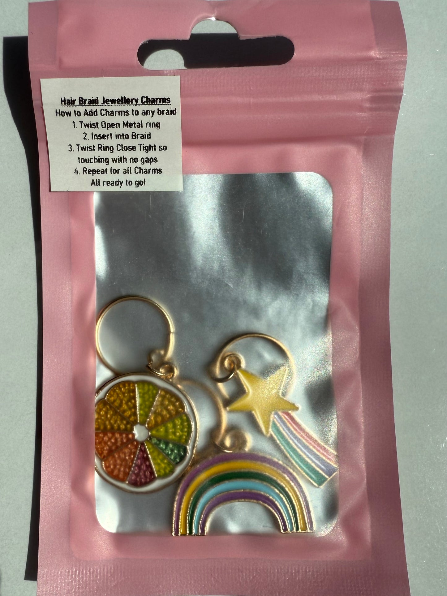 BP: HC: $6 Pack - 3 Hair Braid Jewellery Charms assorted
