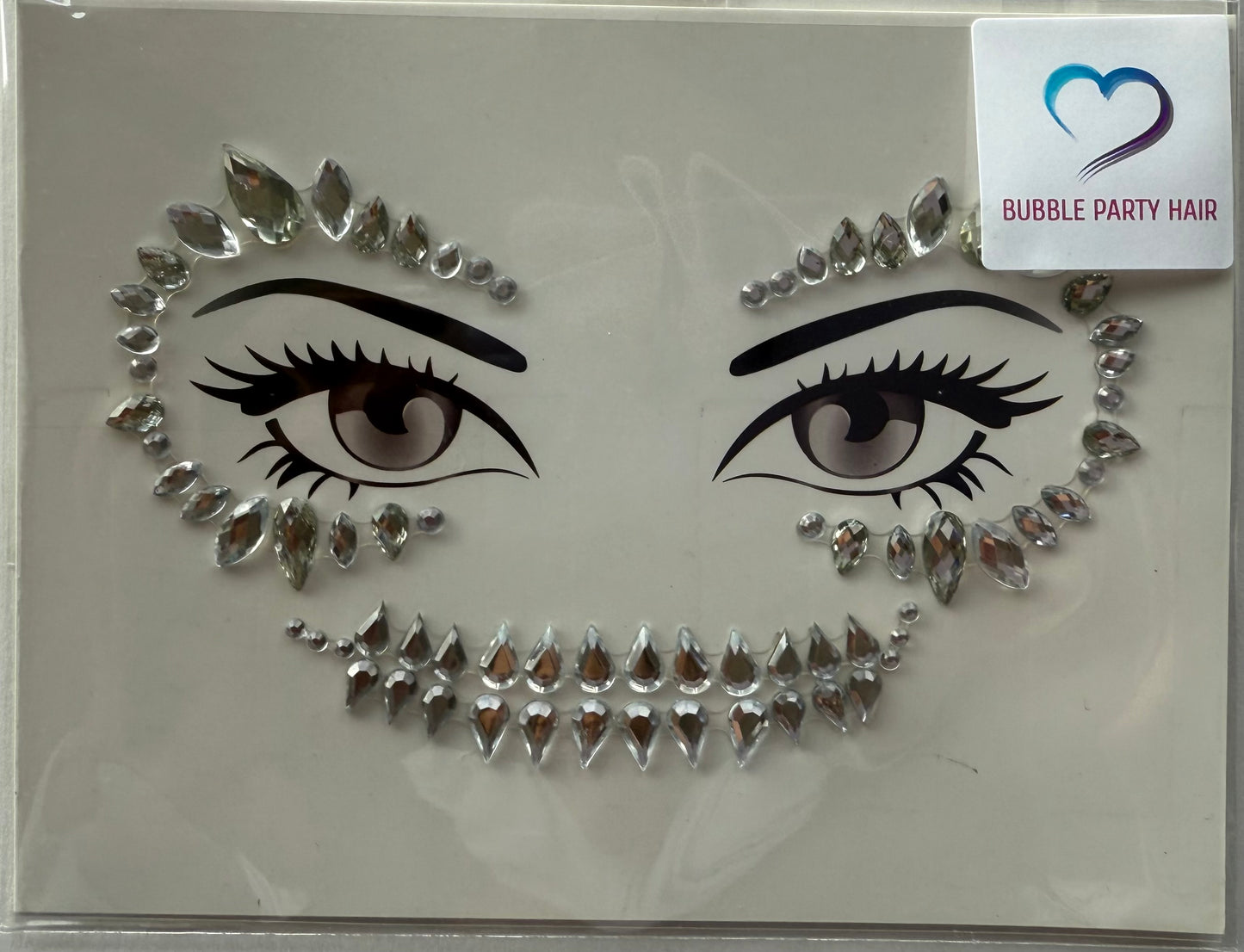 BP: FJ: $9 Face Rhinestone Jewels Sticker Assorted 2