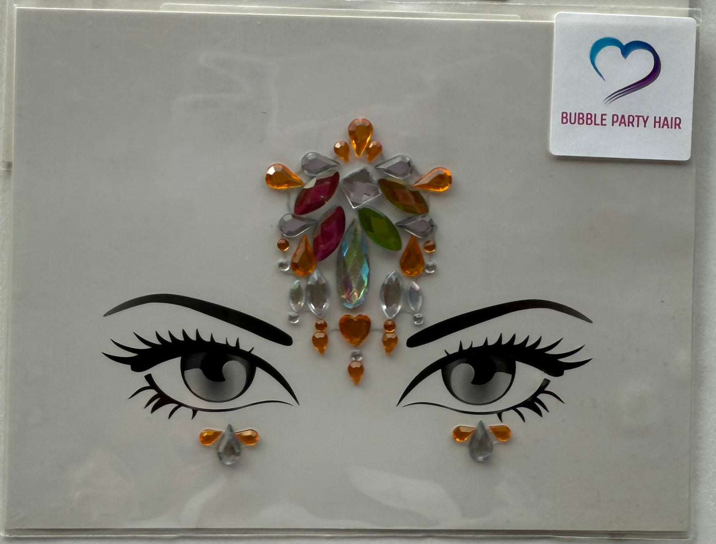 BP: FJ: $9 Face Rhinestone Jewels Sticker Assorted