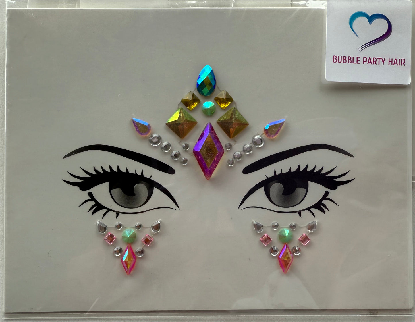 BP: FJ: $9 Face Rhinestone Jewels Sticker Assorted