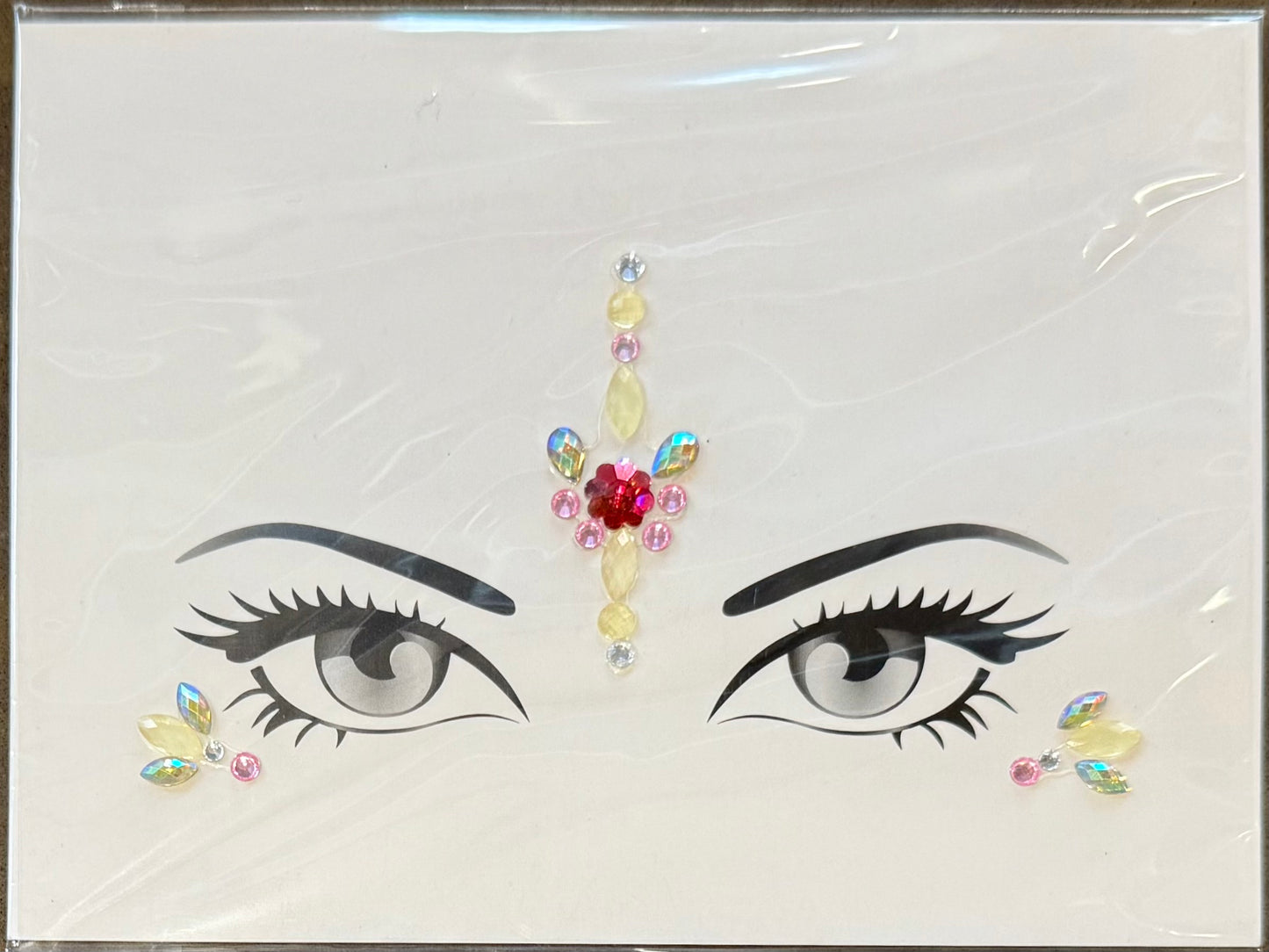 BP: FJ: $9 Face Rhinestone Jewels Sticker Assorted