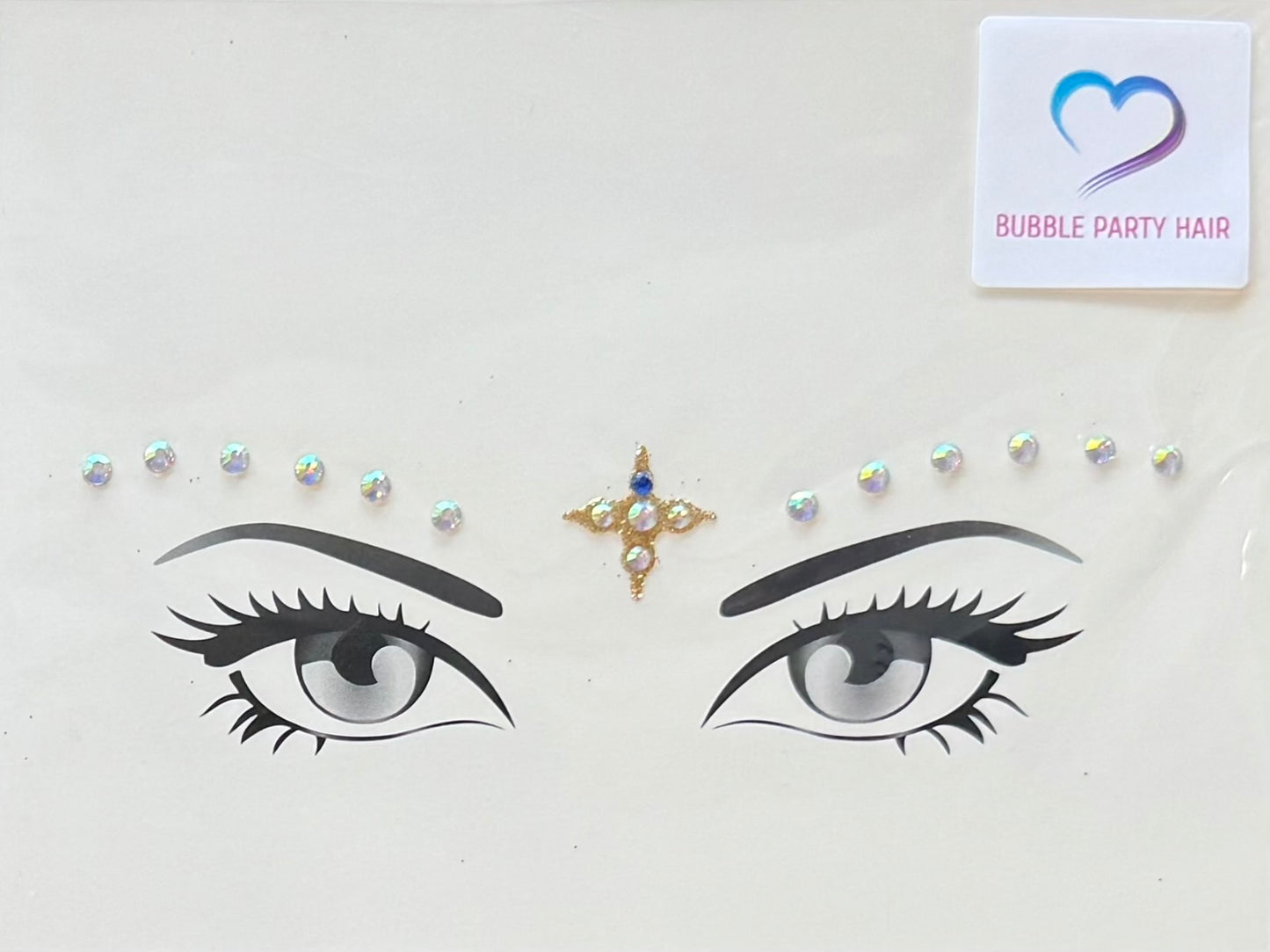 BP: FJ: $9 Face Rhinestone Jewels Sticker Assorted 2