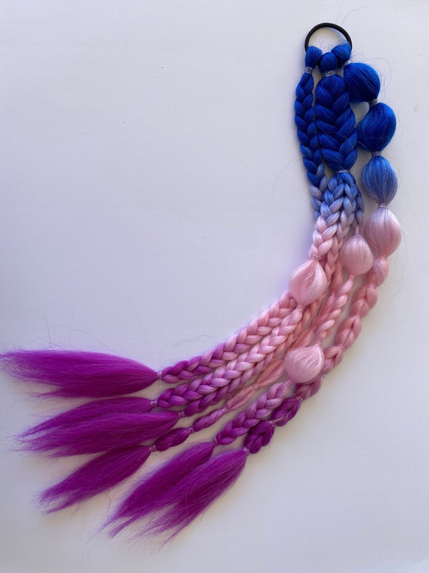 Lika Pre-made Ponytail Bubble Braids