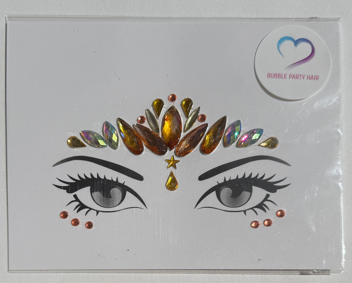 BP: FJ: $9 Face Rhinestone Jewels Sticker Assorted