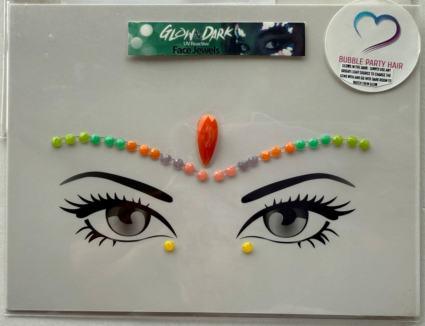 BP: FJ: $9 Face Rhinestone Jewels Sticker Assorted