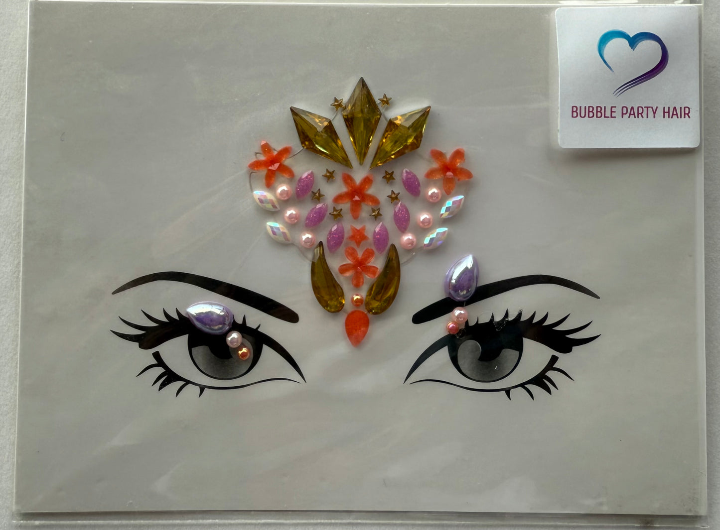 BP: FJ: $9 Face Rhinestone Jewels Sticker Assorted