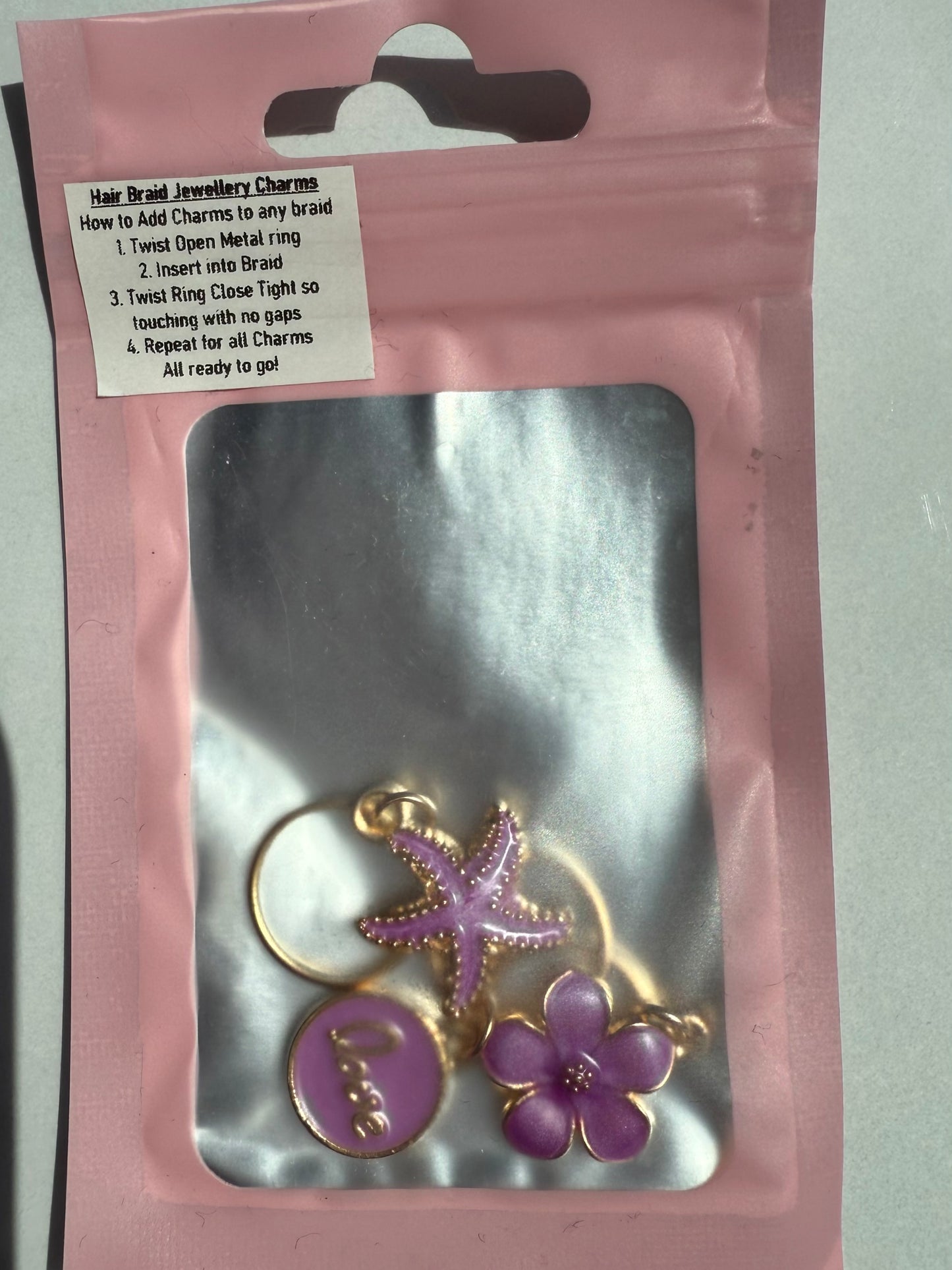 BP: HC: $6 Pack - 3 Hair Braid Jewellery Charms assorted