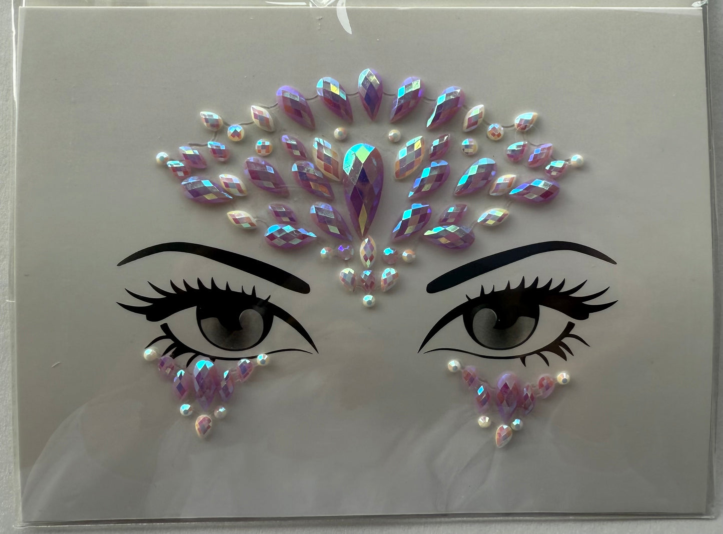 BP: FJ: $9 Face Rhinestone Jewels Sticker Assorted 2