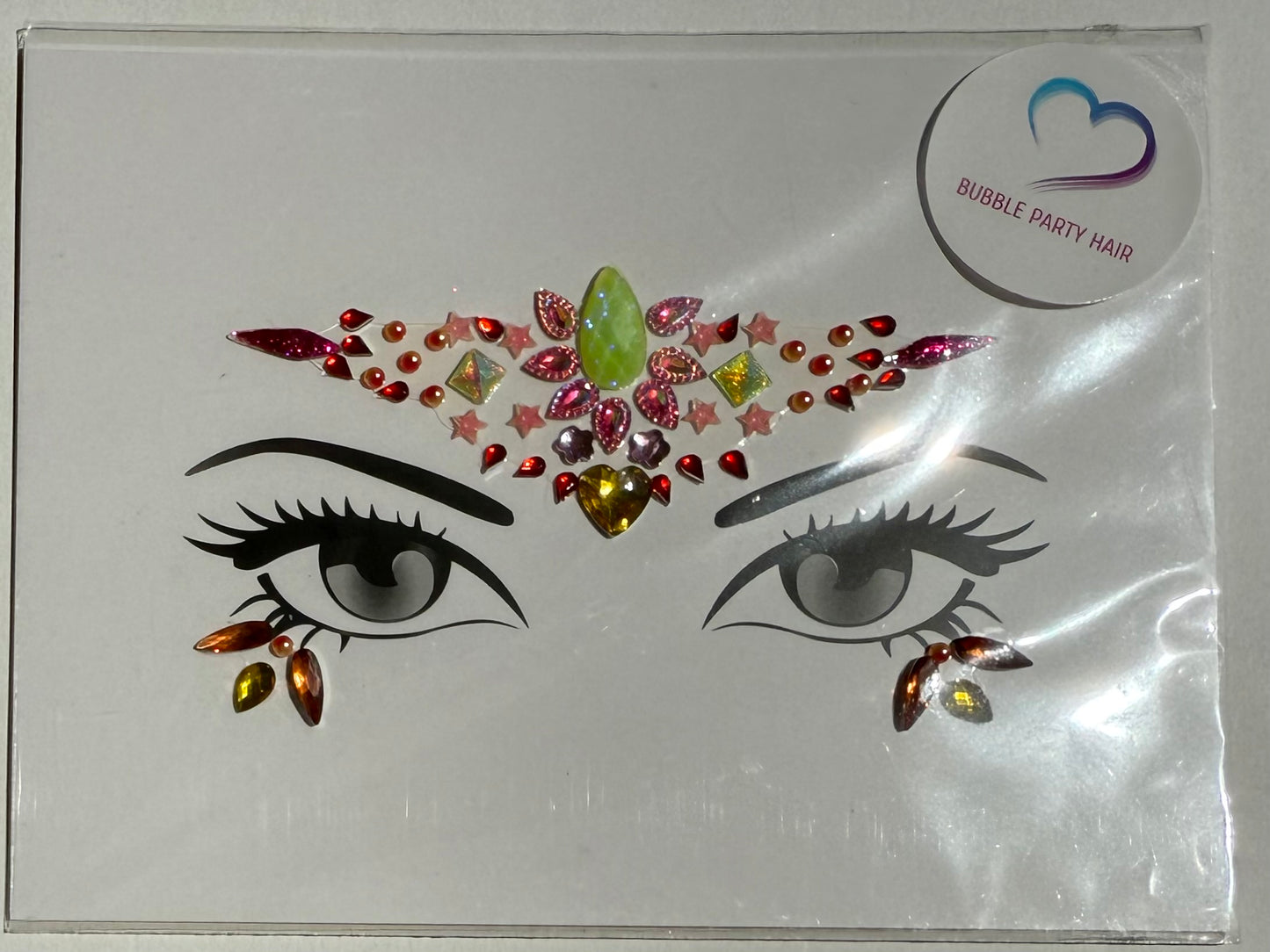 BP: FJ: $9 Face Rhinestone Jewels Sticker Assorted