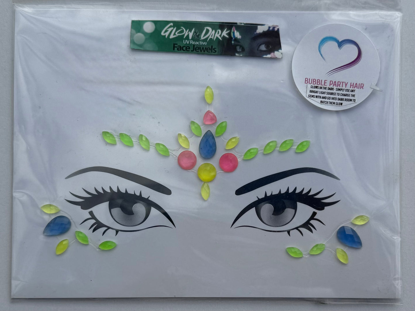 BP: FJ: $9 Face Rhinestone Jewels Sticker Assorted