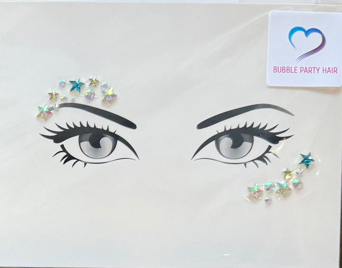 BP: FJ: $9 Face Rhinestone Jewels Sticker Assorted 2