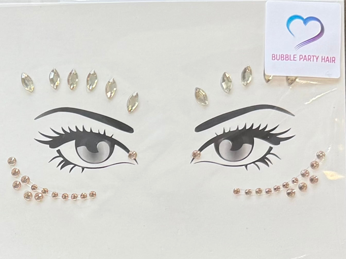 BP: FJ: $9 Face Rhinestone Jewels Sticker Assorted 2