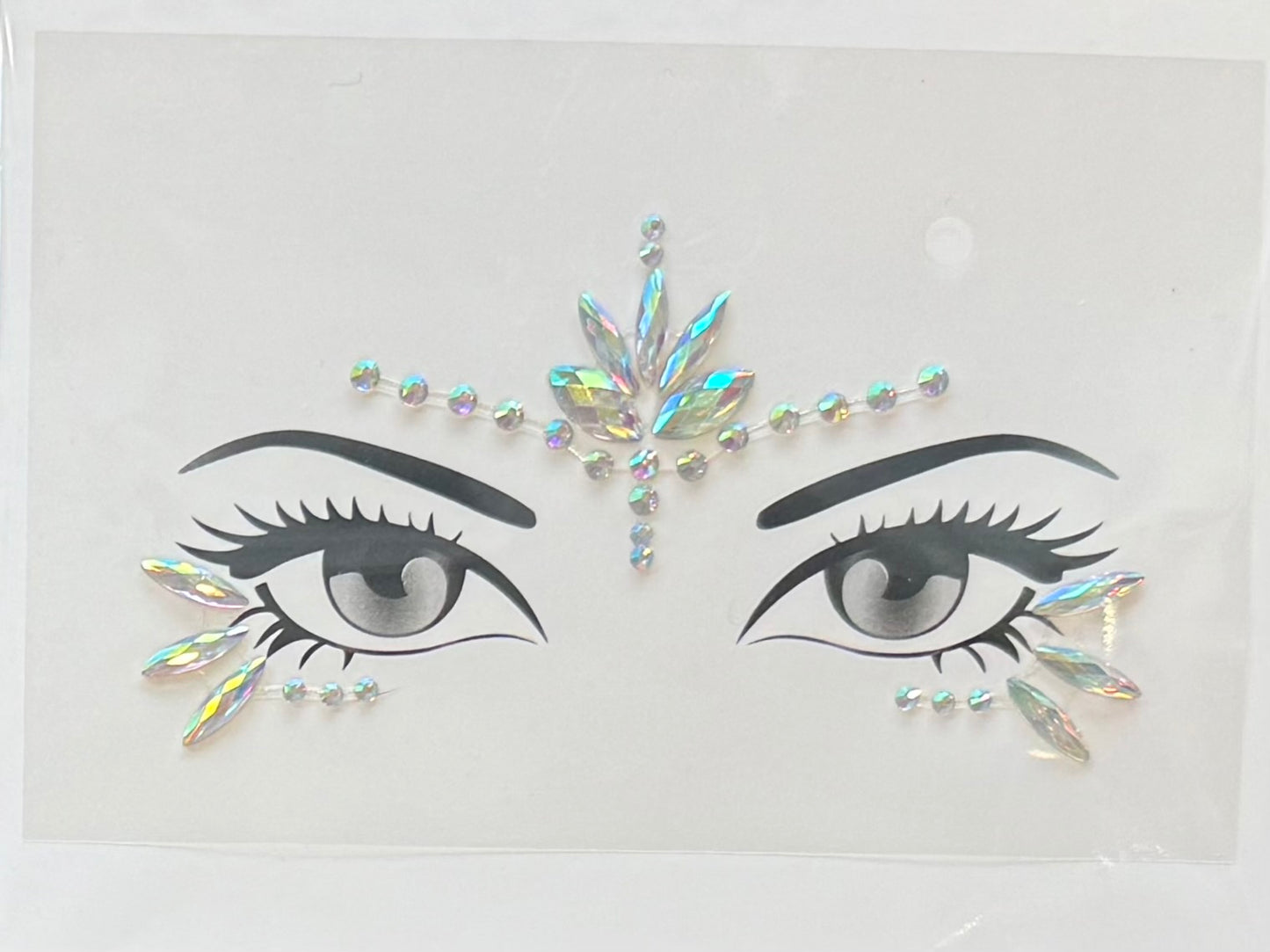 BP: FJ: $9 Face Rhinestone Jewels Sticker Assorted 2
