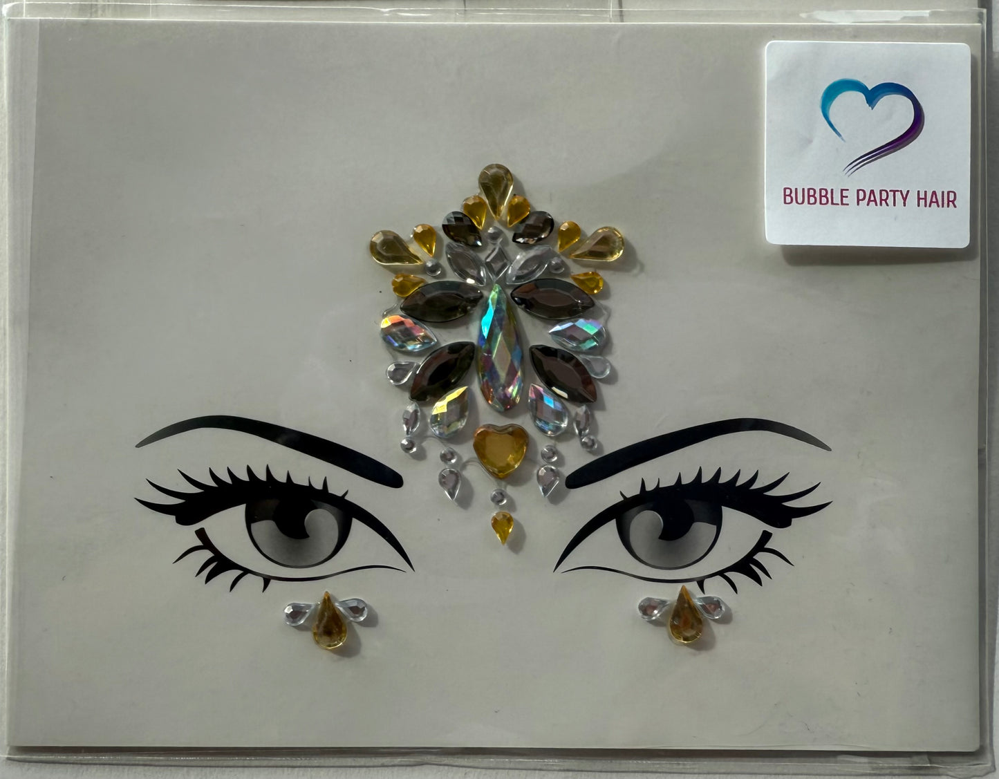 BP: FJ: $9 Face Rhinestone Jewels Sticker Assorted 2