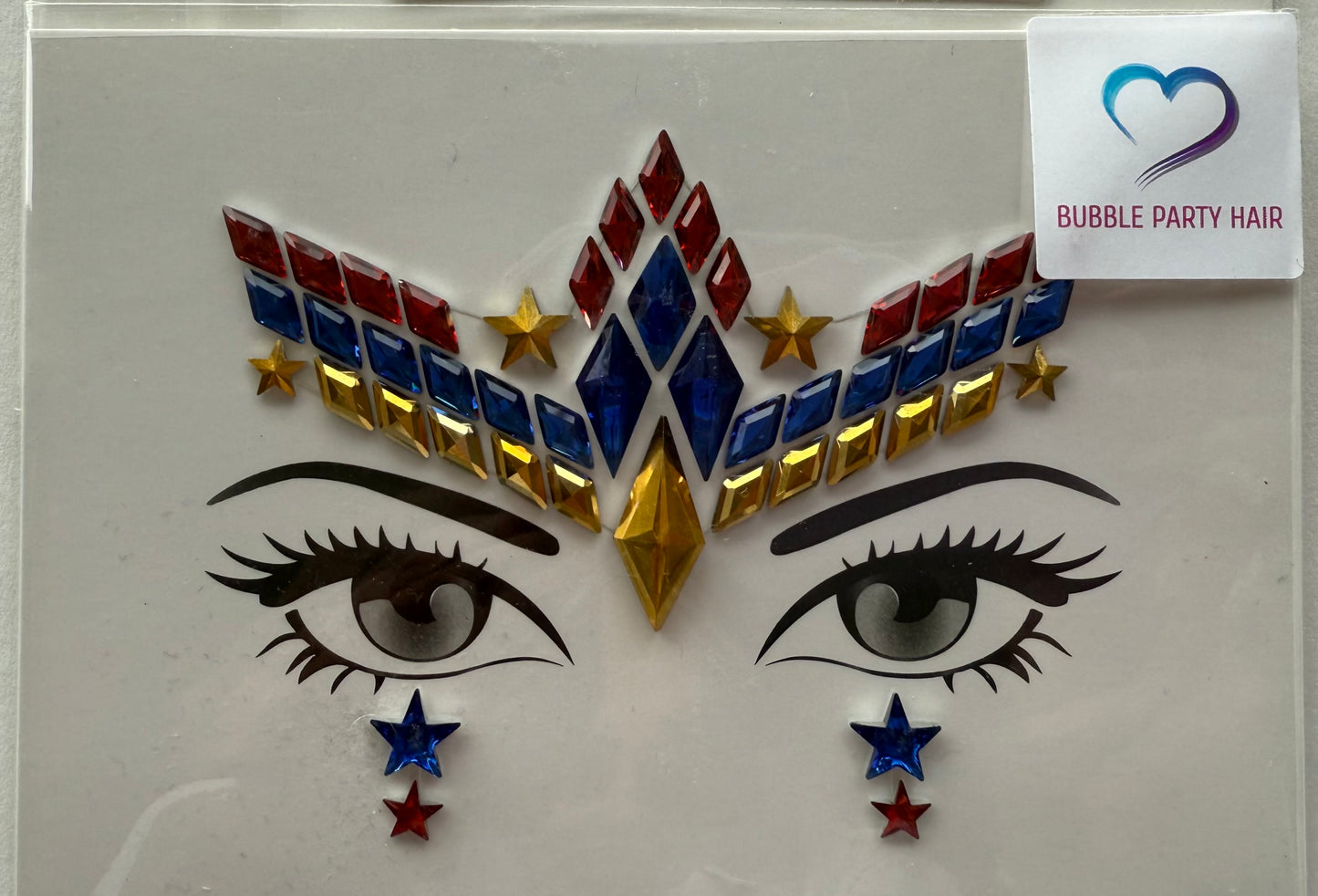 BP: FJ: $9 Face Rhinestone Jewels Sticker Assorted