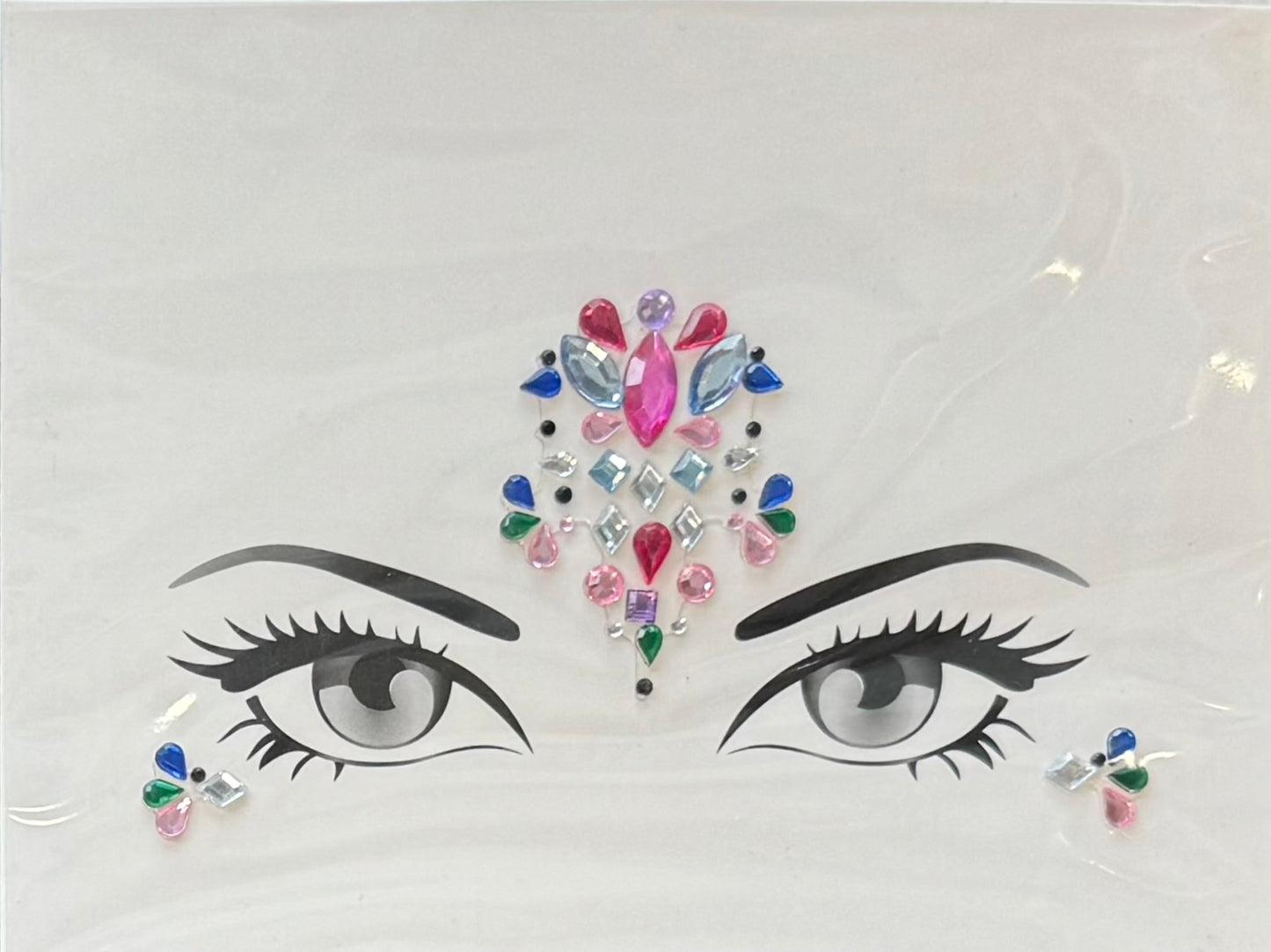 BP: FJ: $9 Face Rhinestone Jewels Sticker Assorted