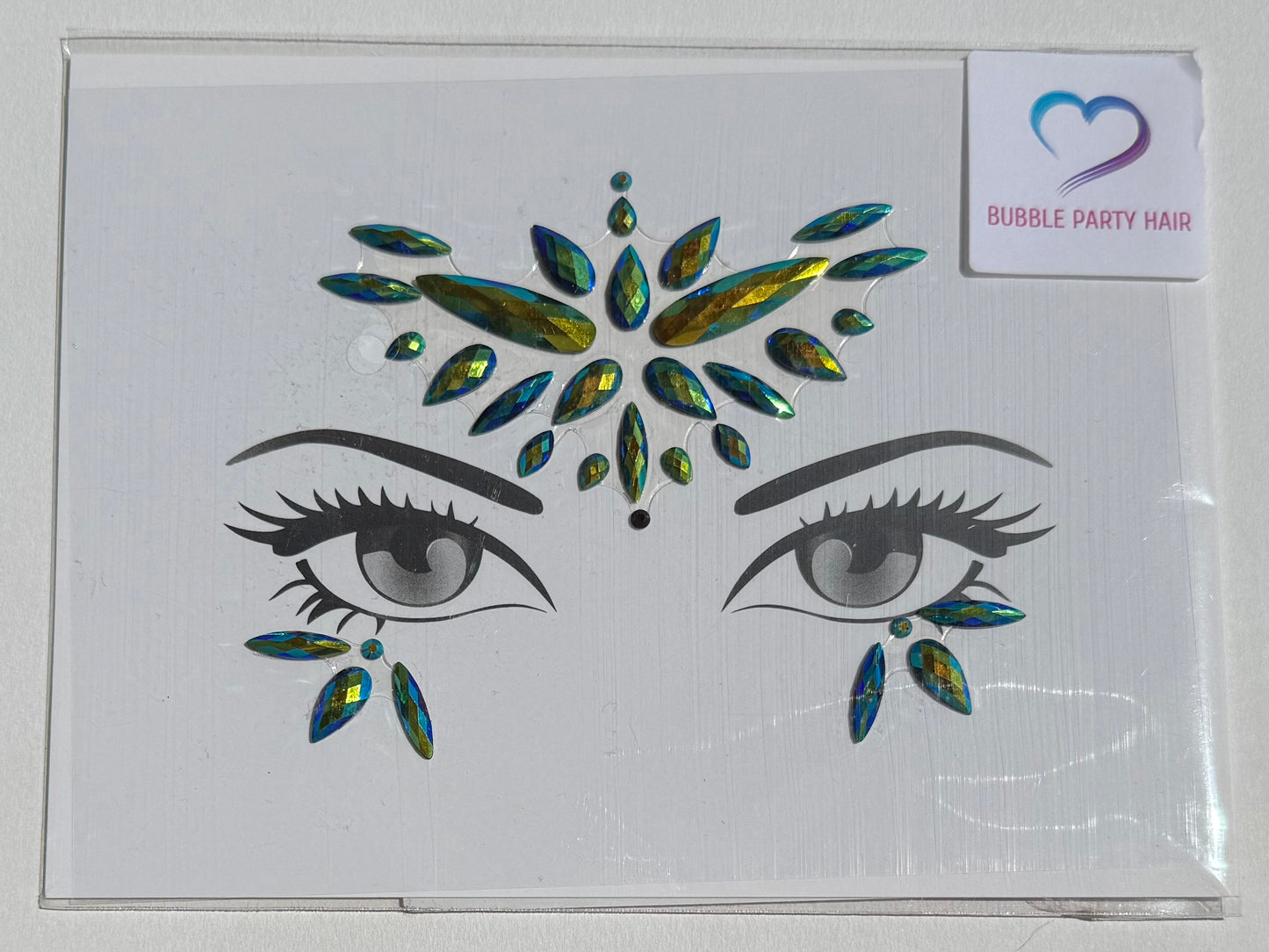BP: FJ: $9 Face Rhinestone Jewels Sticker Assorted