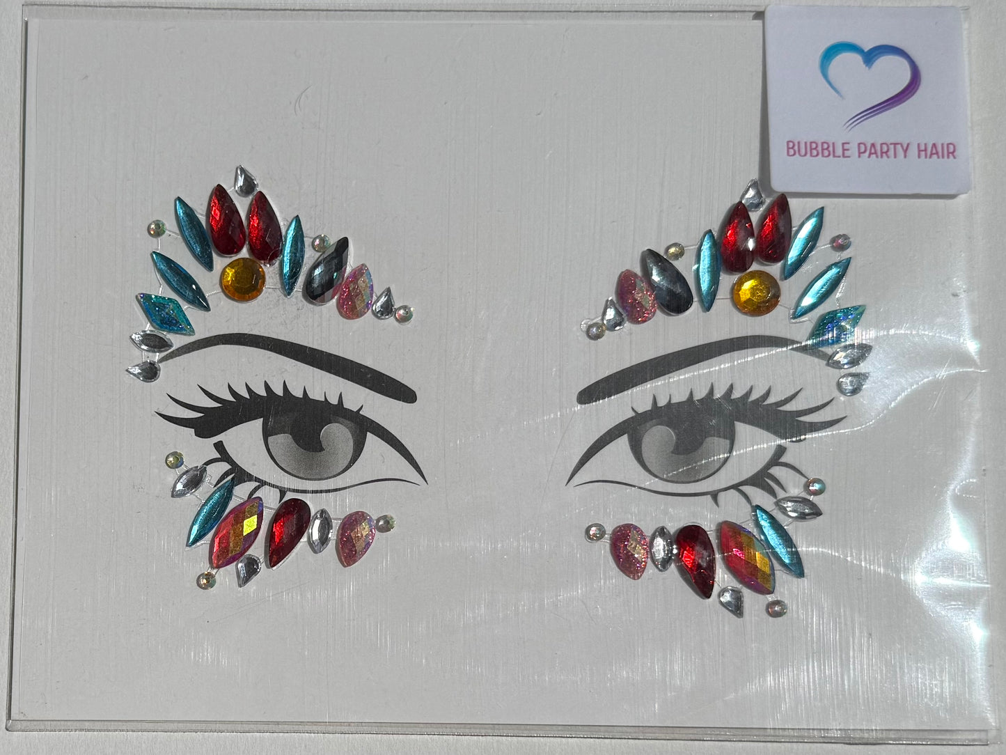 BP: FJ: $9 Face Rhinestone Jewels Sticker Assorted