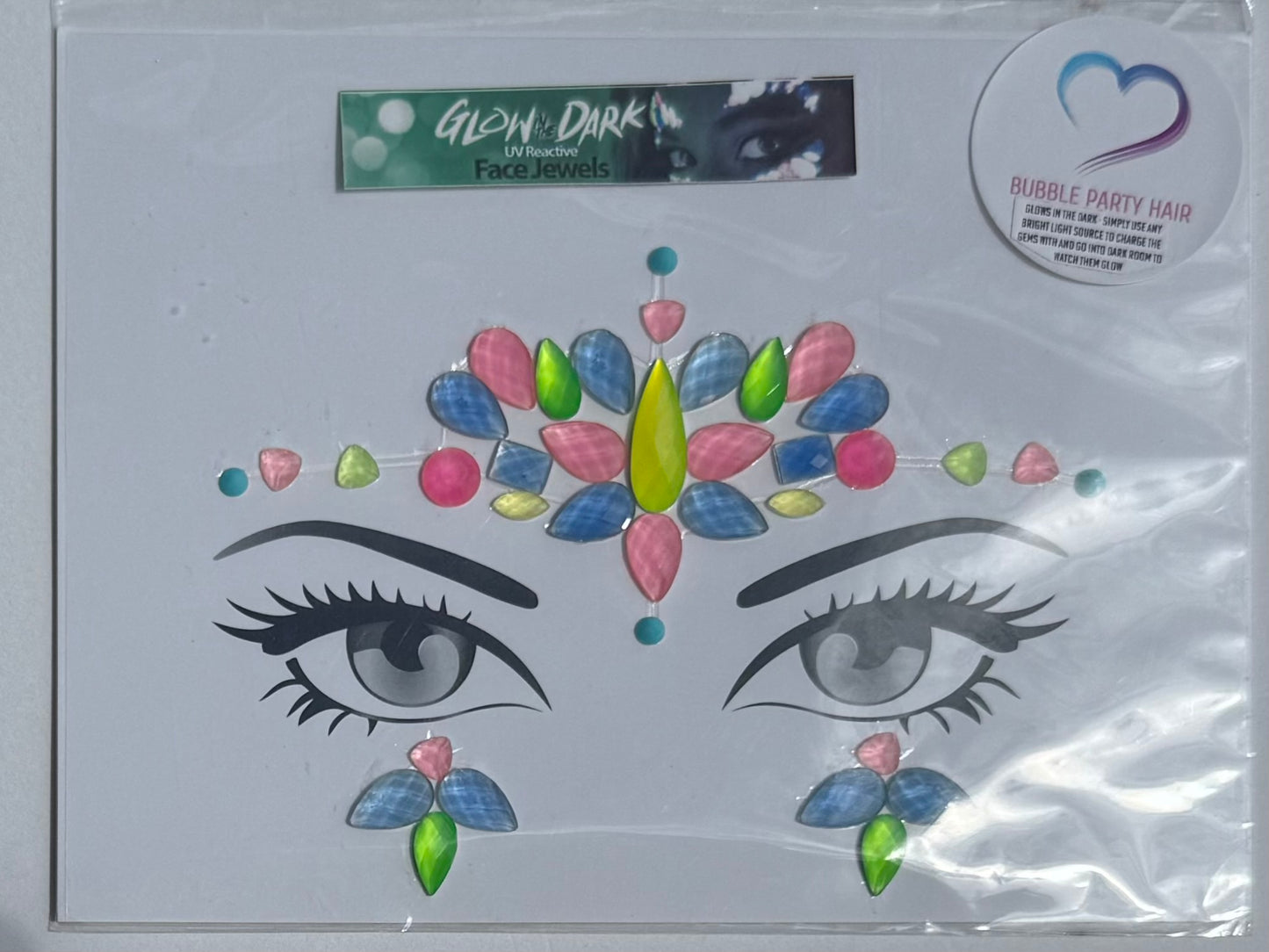 BP: FJ: $9 Face Rhinestone Jewels Sticker Assorted