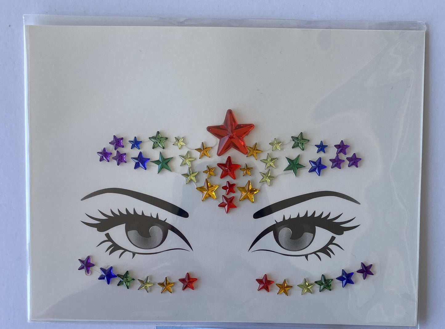 BP: FJ: $9 Face Rhinestone Jewels Sticker Assorted 2