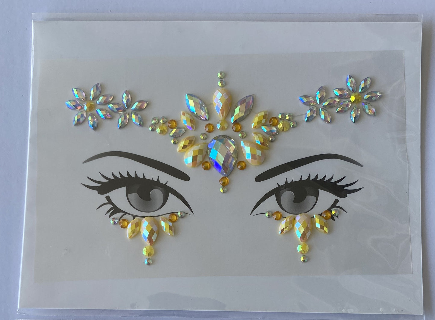 BP: FJ: $9 Face Rhinestone Jewels Sticker Assorted 2