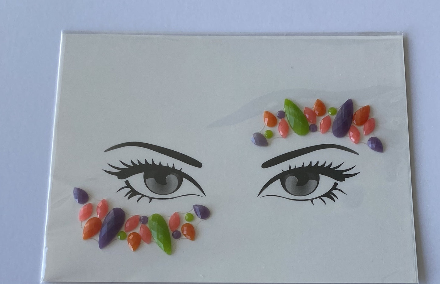 BP: FJ: $9 Face Rhinestone Jewels Sticker Assorted
